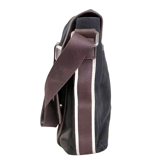 Fossil Lane Canvas & Leather Messenger Bag Adjustable Strap & Snap Closures VGUC - Picture 15 of 16